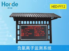 負(fù)氧離子監(jiān)測(cè)系統(tǒng)，可監(jiān)測(cè)多種環(huán)境要素